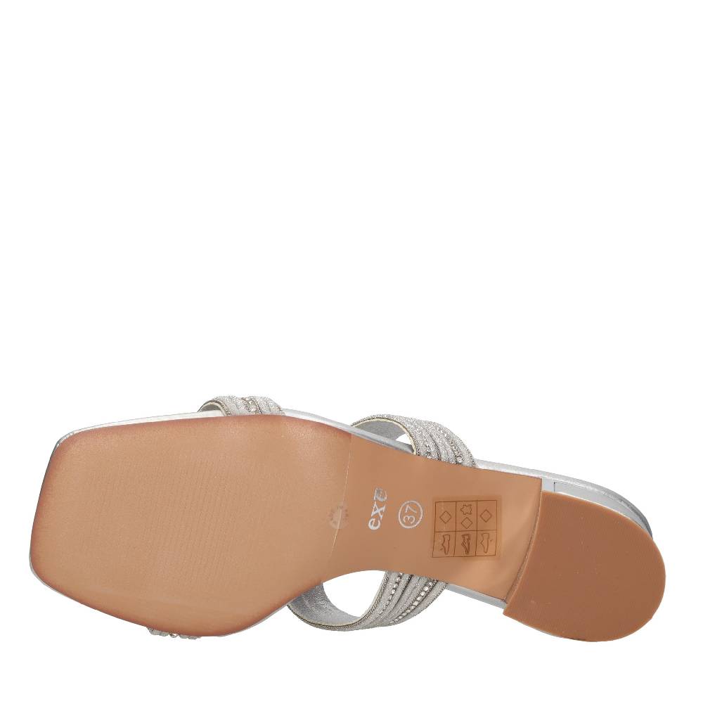 EXE Mules In Ecopelle E Strass
