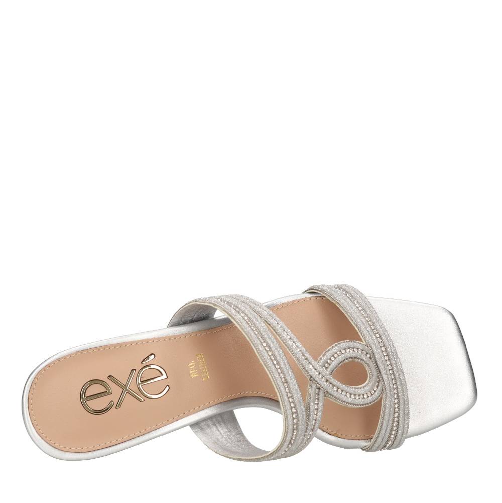 EXE Mules In Ecopelle E Strass