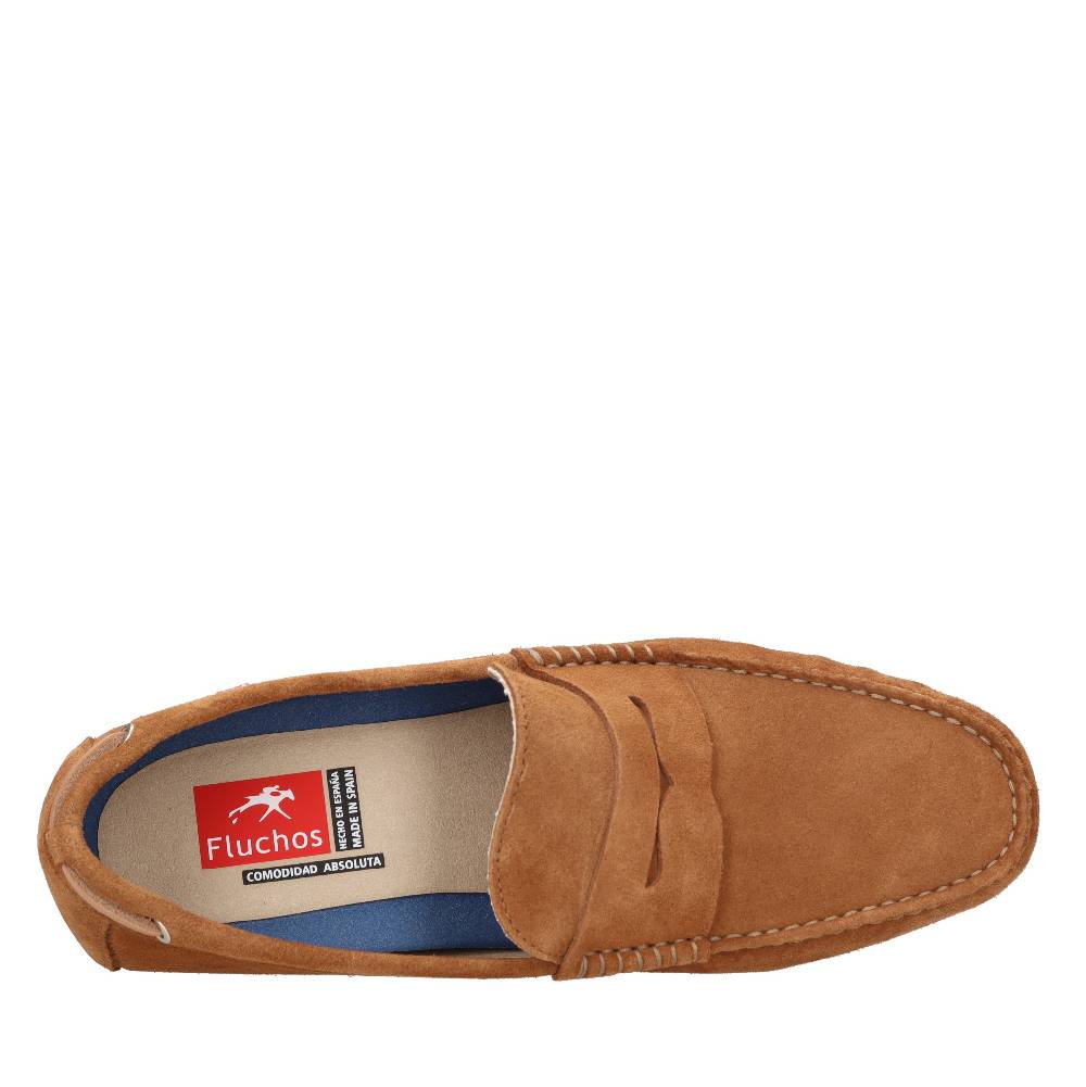 FLUCHOS Mocassini In Camoscio