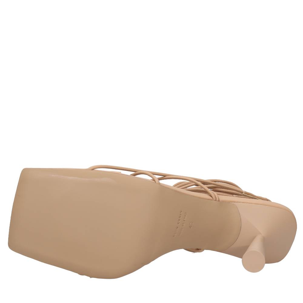 GIA BORGHINI Sandali Infradito In Ecopelle