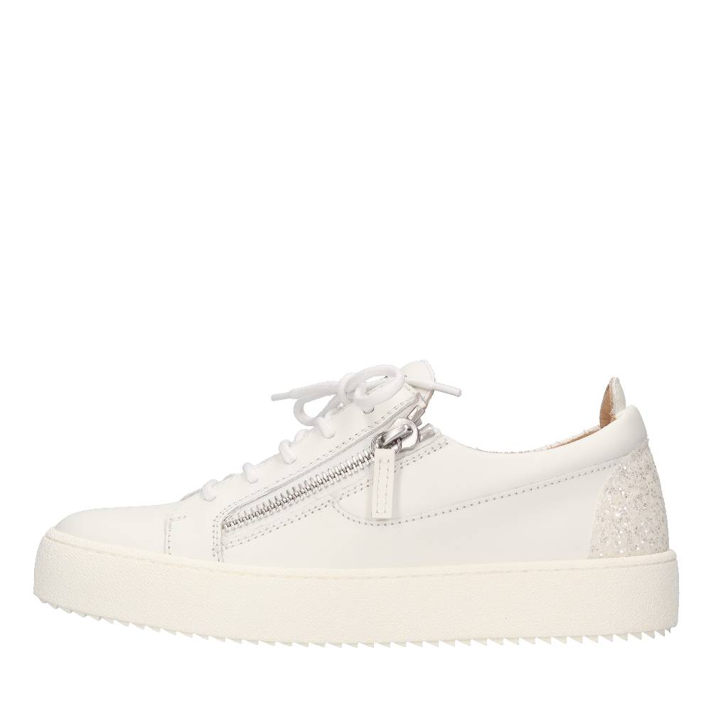 GIUSEPPE ZANOTTI Sneakers in pelle e glitter