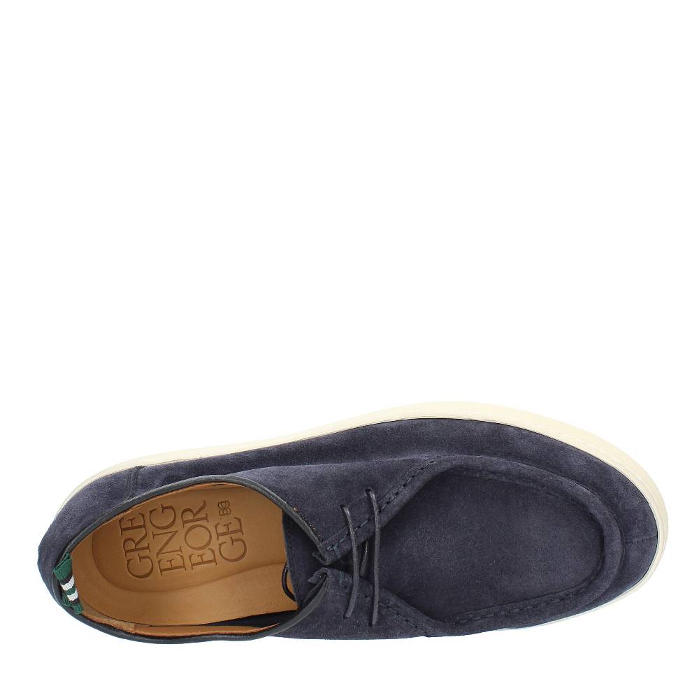 GREEN GEORGE Stringate In Camoscio