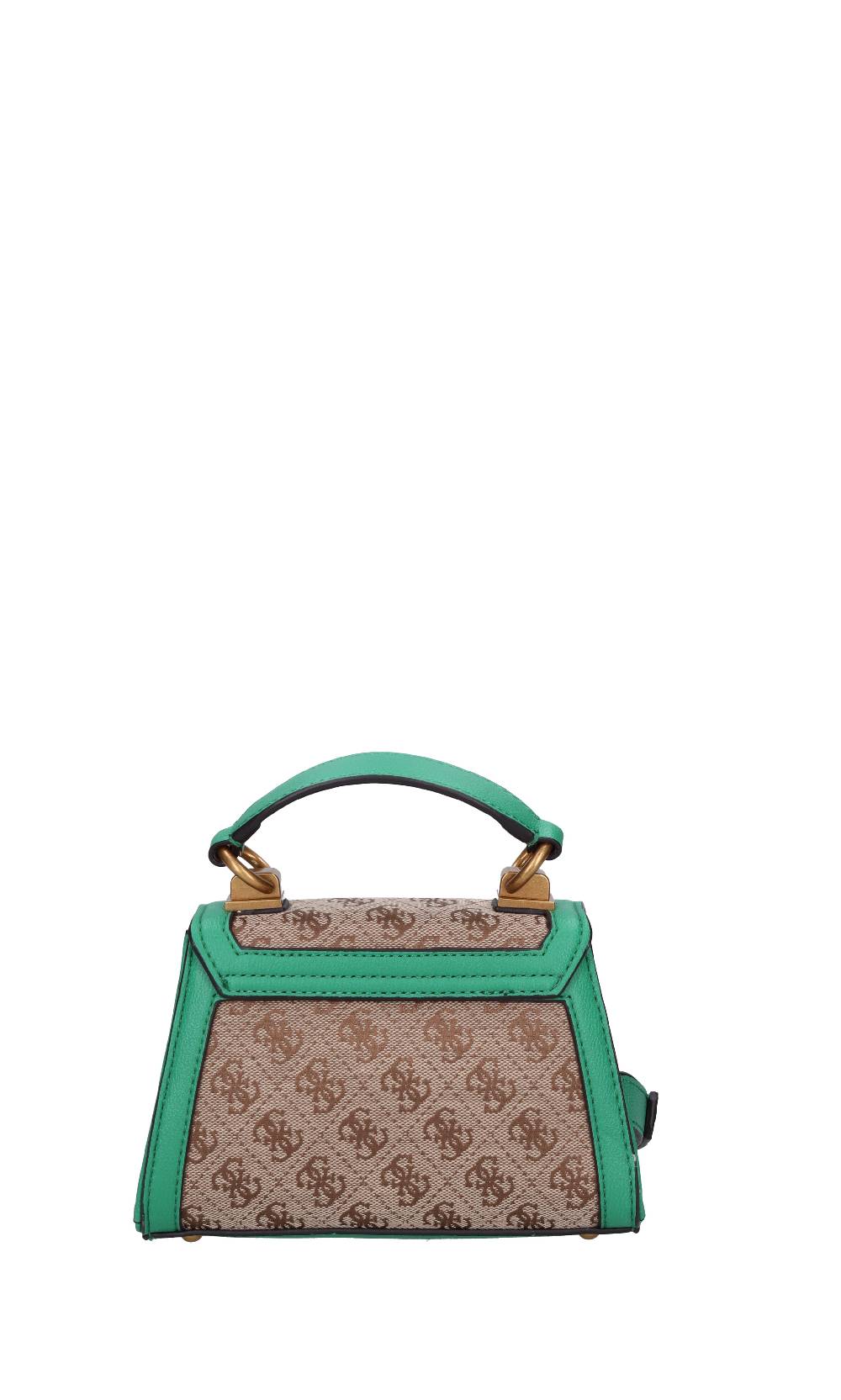 GUESS Borsa In Tessuto Ed Ecopelle