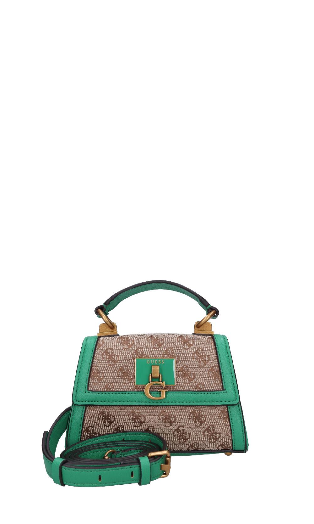 GUESS Borsa in tessuto ed ecopelle