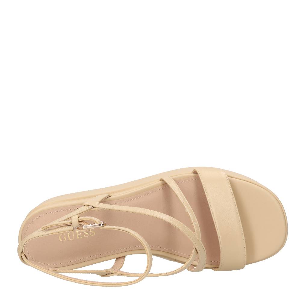 GUESS Sandali Con Zeppa In Pelle