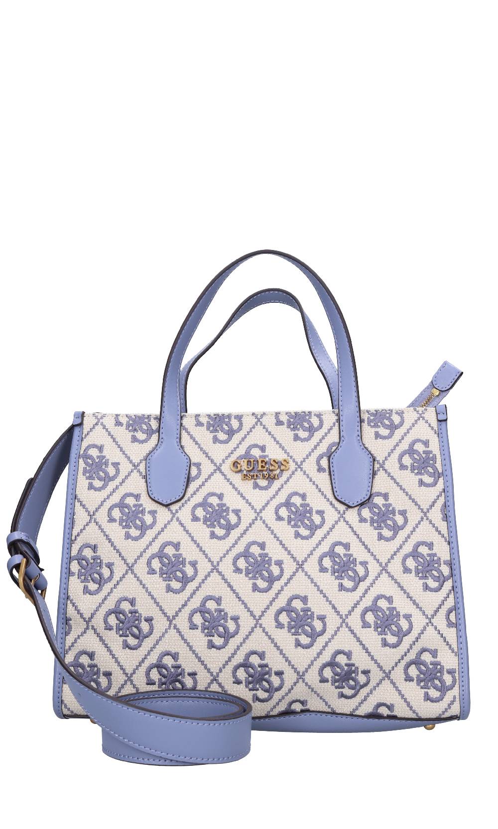 GUESS Shopper in tessuto ed ecopelle