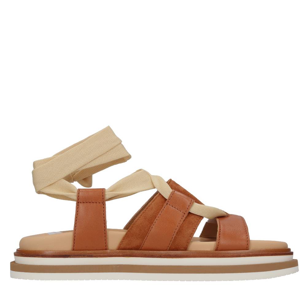 HOGAN Sandali Flat In Pelle