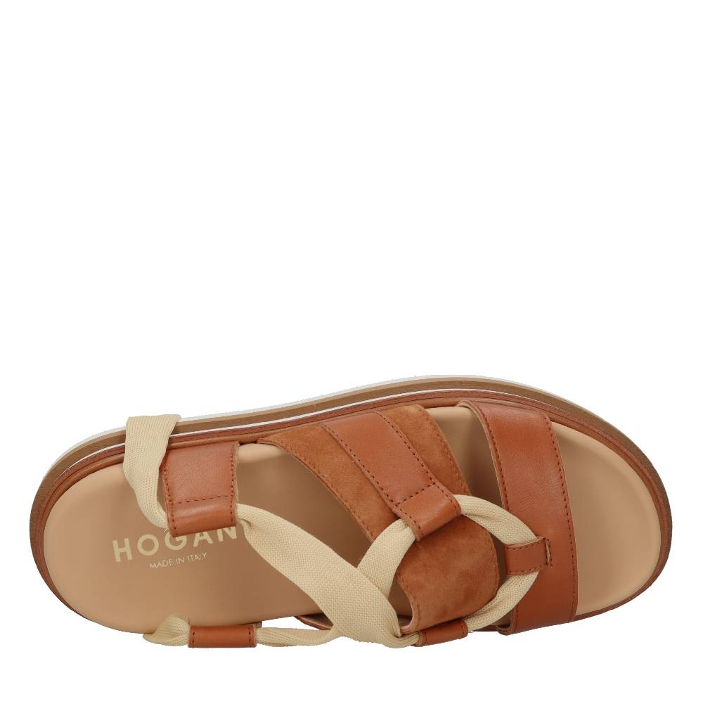 HOGAN Sandali Flat In Pelle