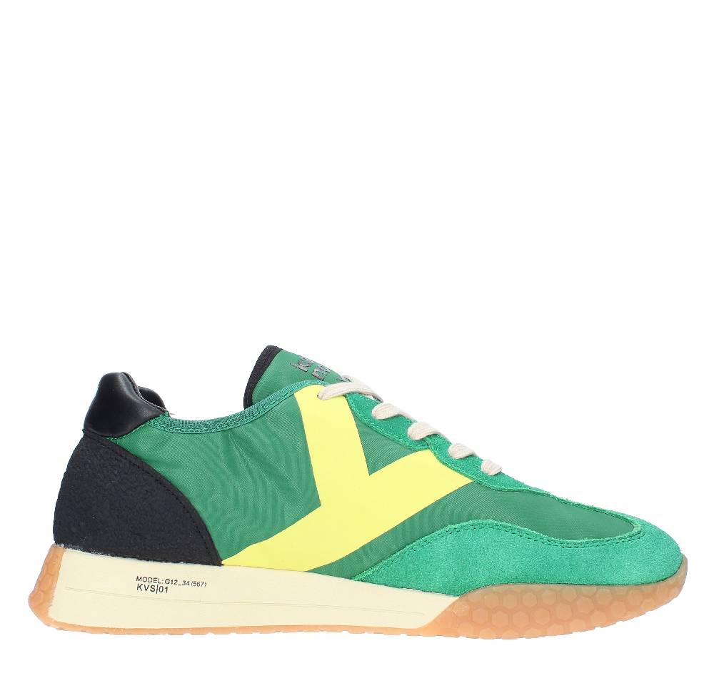 KEH NOO Sneakers In Camoscio Tessuto E Gomma