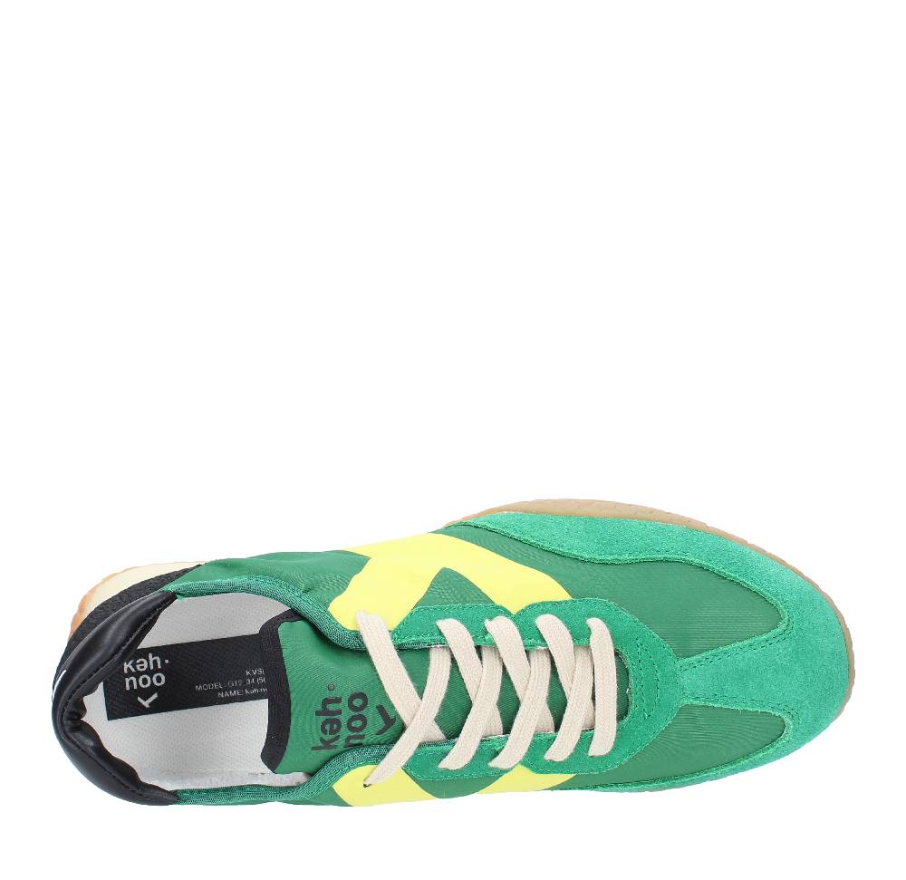 KEH NOO Sneakers In Camoscio Tessuto E Gomma