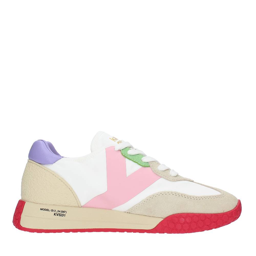 KEH NOO Sneakers In Camoscio Tessuto E Gomma