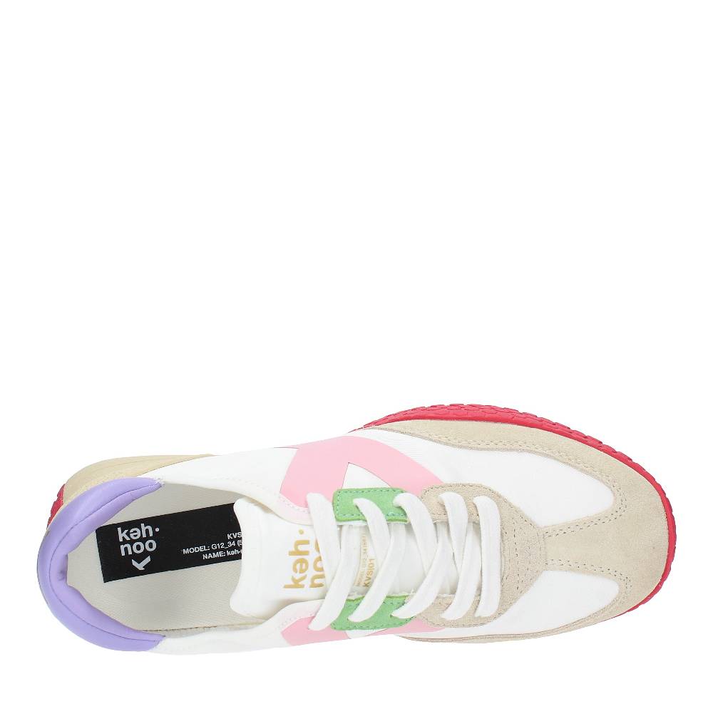 KEH NOO Sneakers In Camoscio Tessuto E Gomma