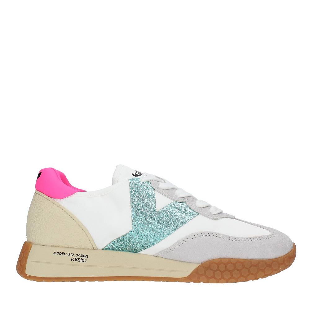 KEH NOO Sneakers In Camoscio Tessuto E Gomma