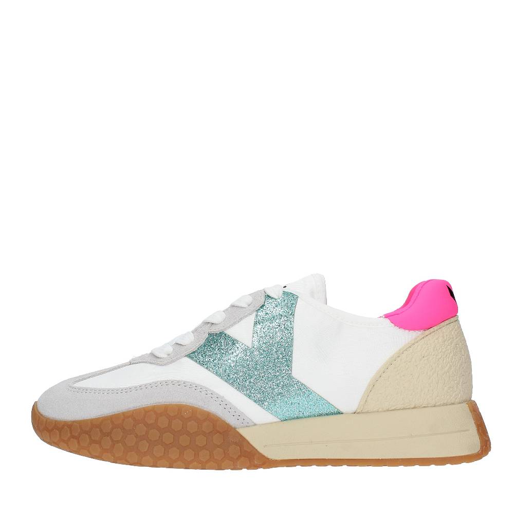 KEH NOO Sneakers in camoscio tessuto e gomma