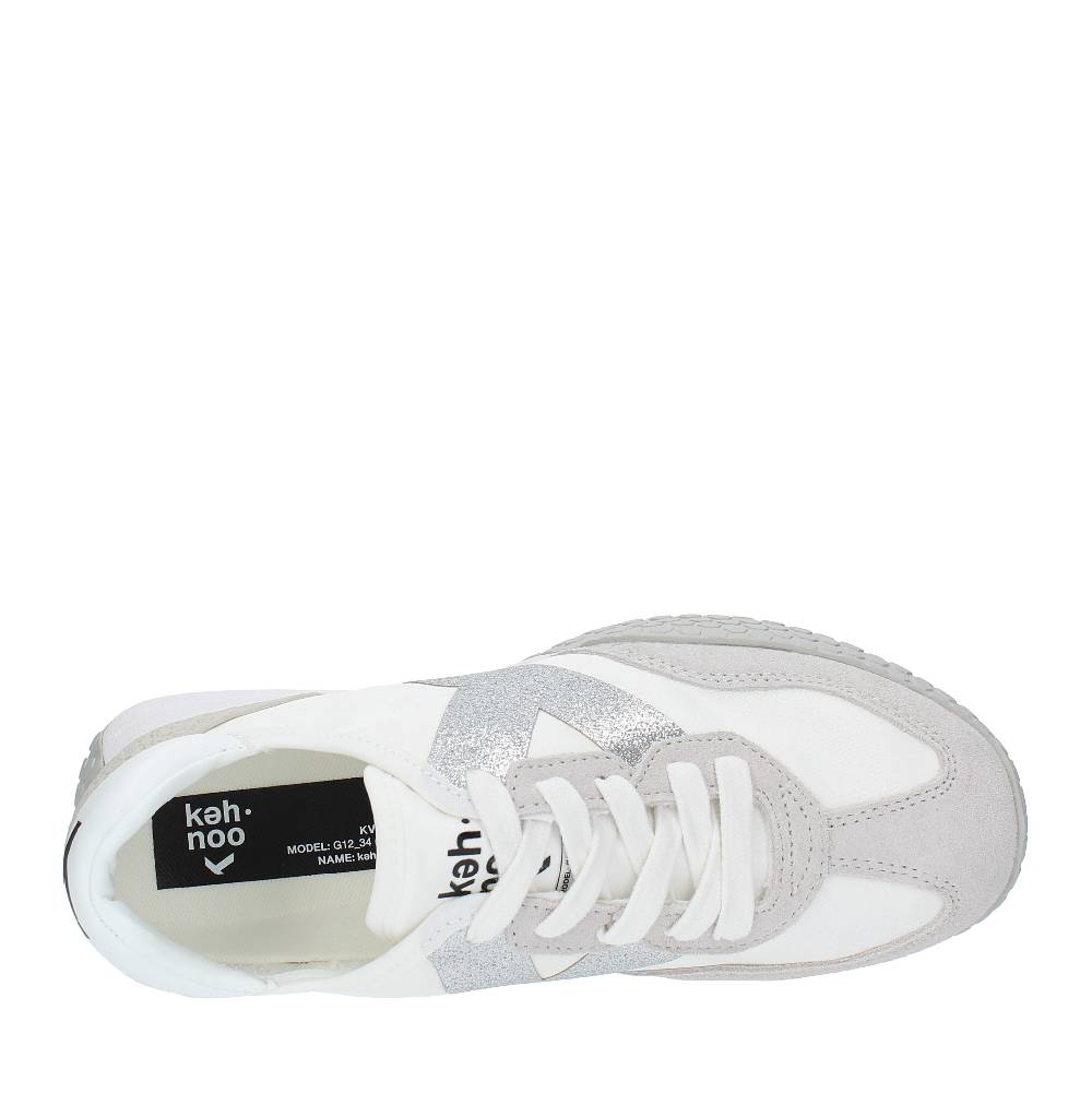 KEH NOO Sneakers In Camoscio Tessuto E Gomma