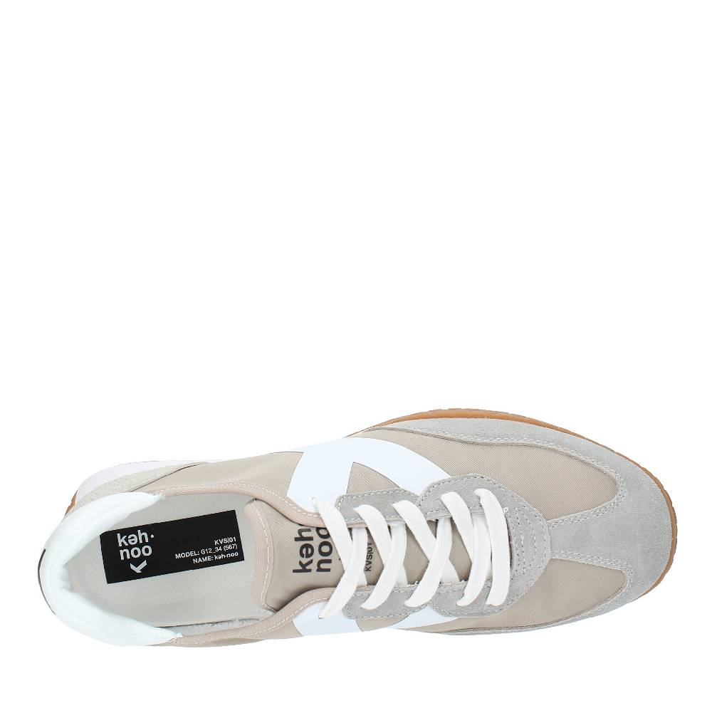 KEH NOO Sneakers In Camoscio Tessuto E Gomma