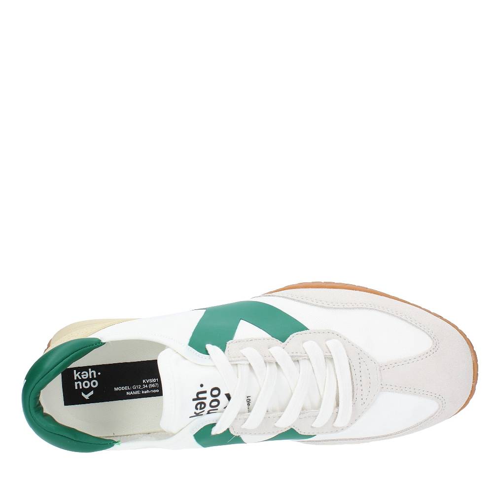 KEH NOO Sneakers In Camoscio Tessuto E Gomma