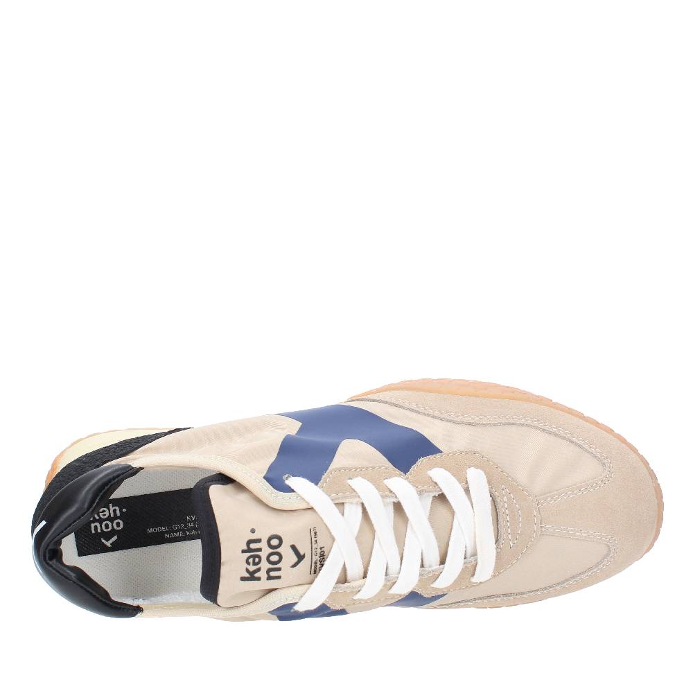 KEH NOO Sneakers In Camoscio Tessuto E Gomma