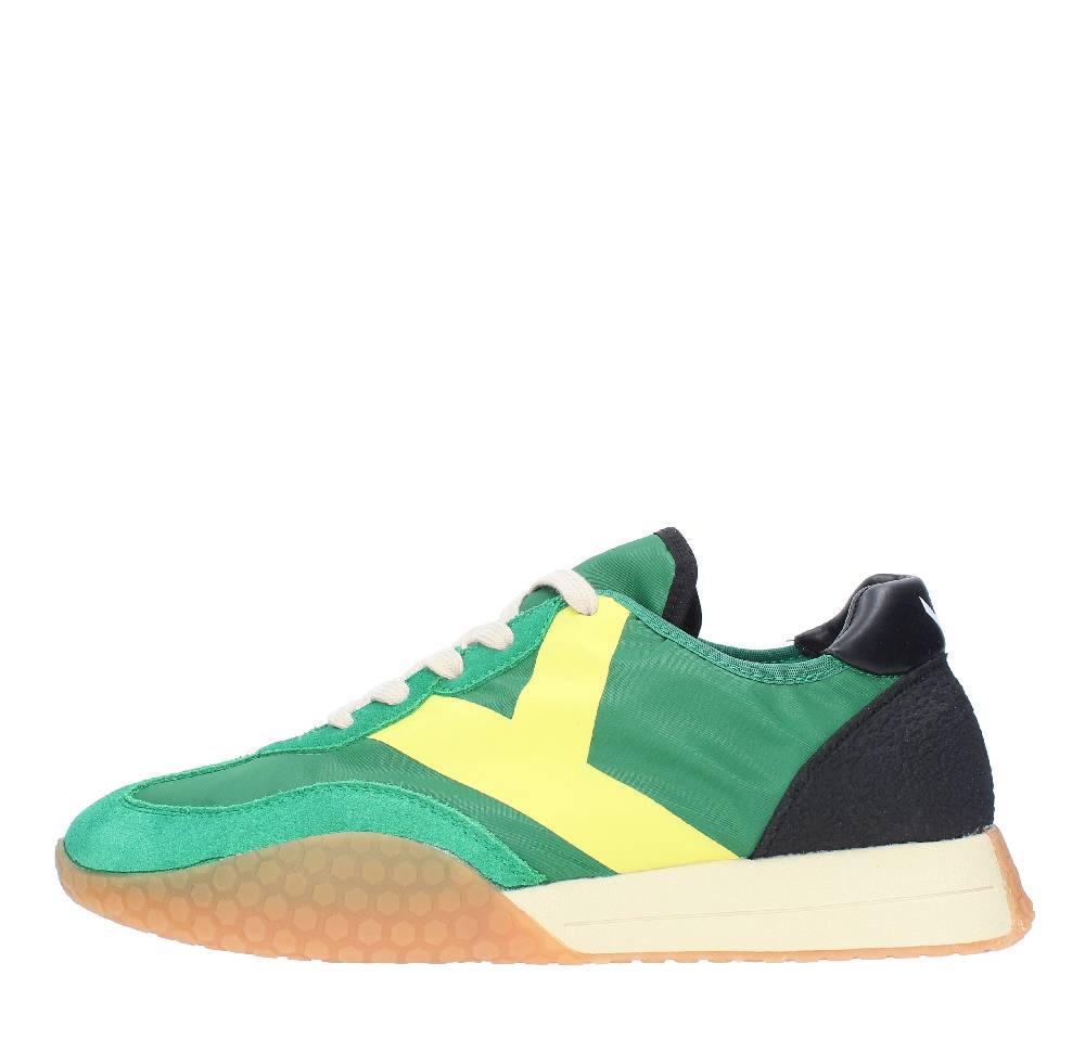 KEH NOO Sneakers in camoscio tessuto e gomma