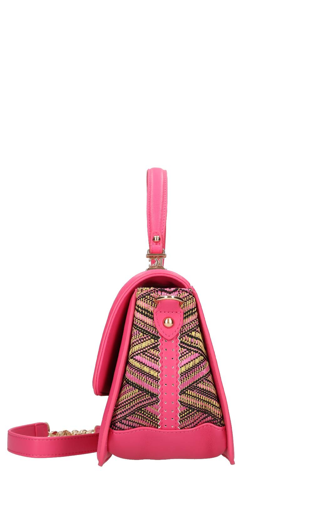 LA CARRIE Borsa In Ecopelle E Rafia