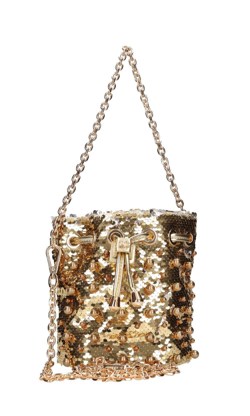 LA CARRIE Borsa in paillettes ed ecopelle