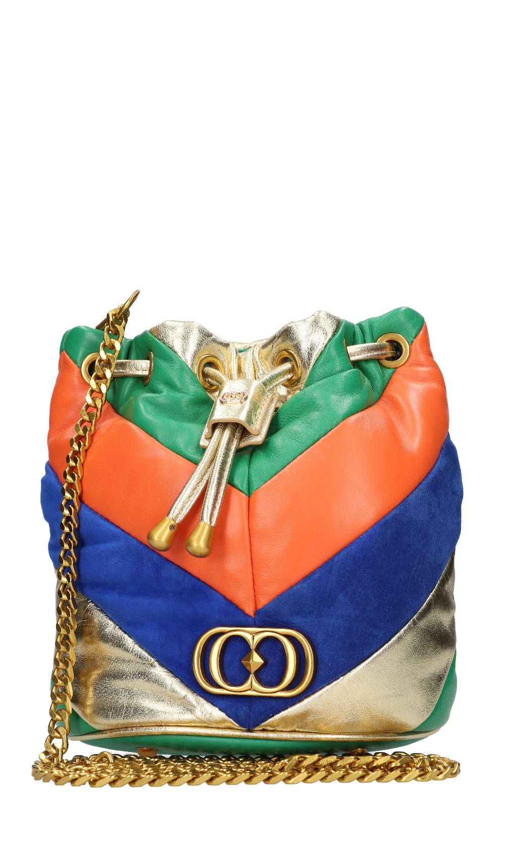 LA CARRIE Borsa in pelle e camoscio