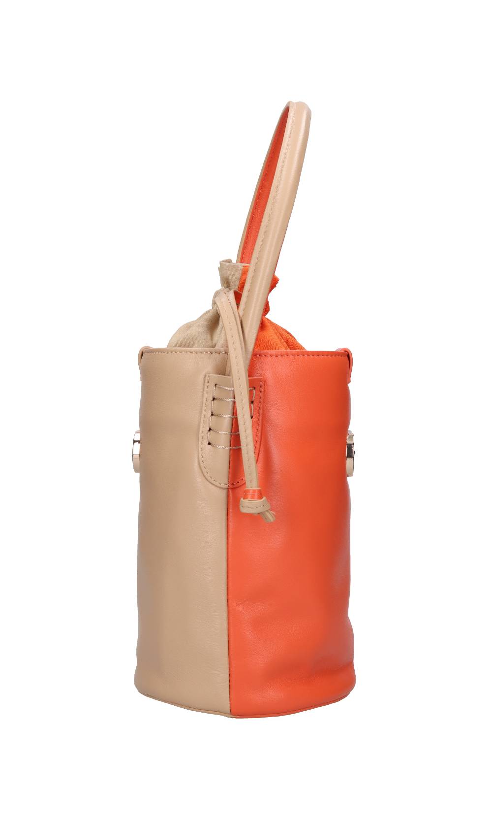 LA CARRIE Borsa In Pelle E Tessuto