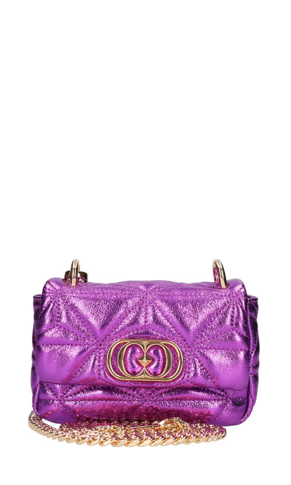 LA CARRIE Borsa in pelle laminata