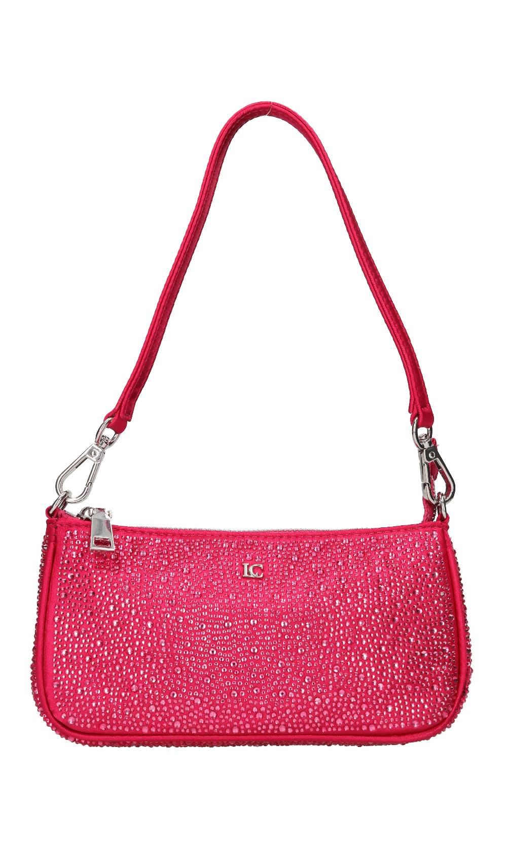 LA CARRIE Borsa in tessuto e strass