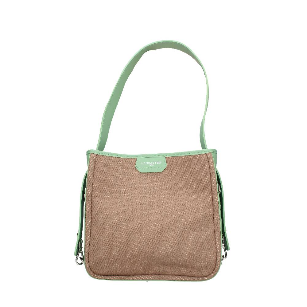 LANCASTER Borsa in tessuto e pelle