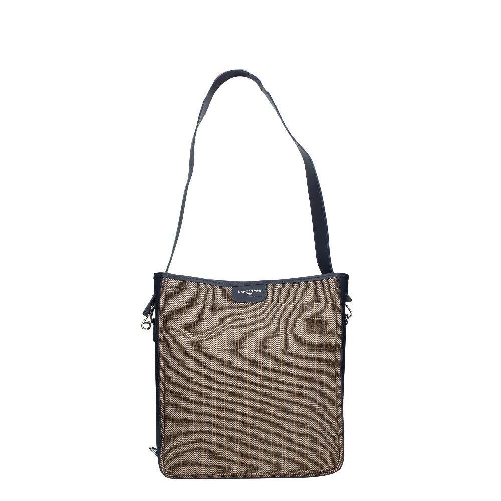 LANCASTER Shopper In Tessuto E Pelle