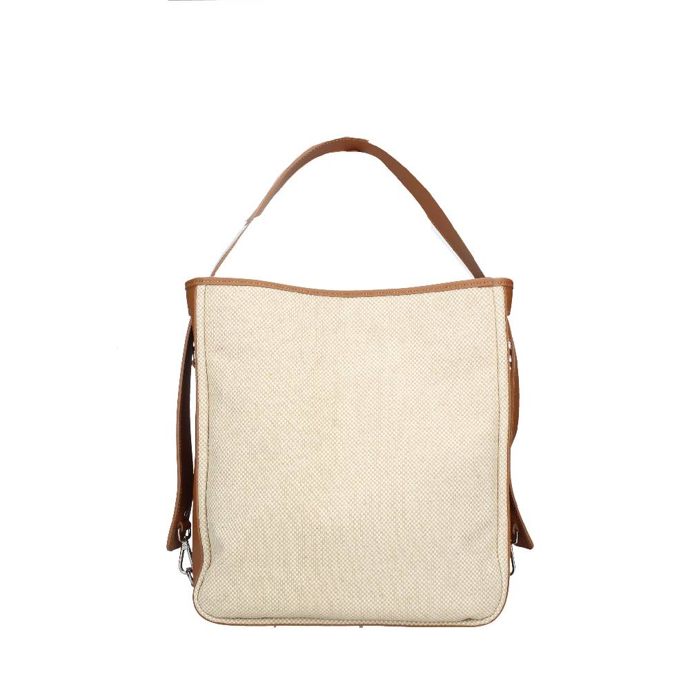 LANCASTER Shopper In Tessuto E Pelle