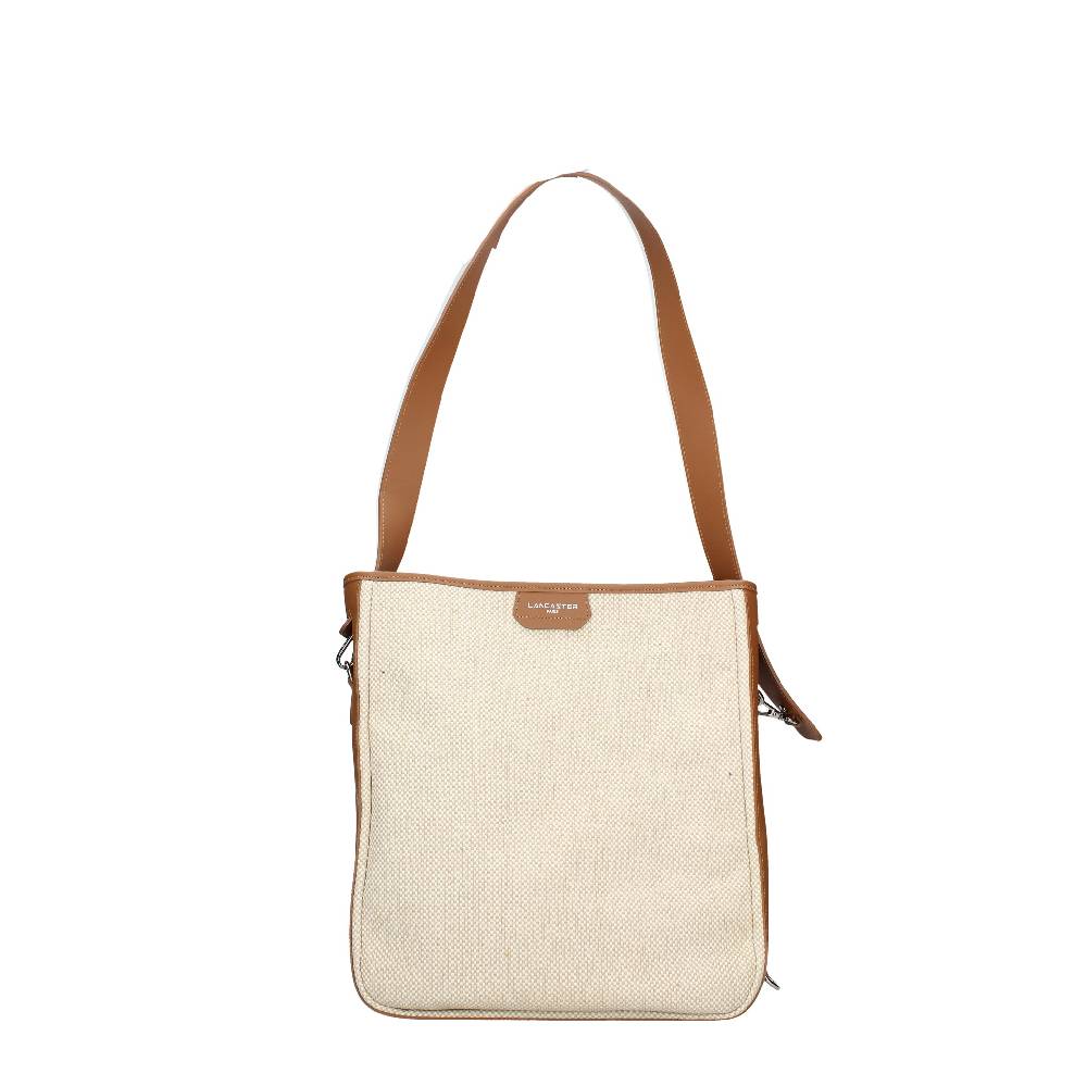 LANCASTER Shopper In Tessuto E Pelle