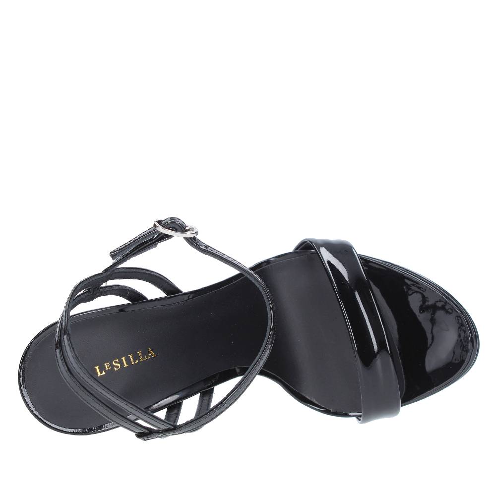 LE SILLA Sandali Gwen In Pelle Lucida