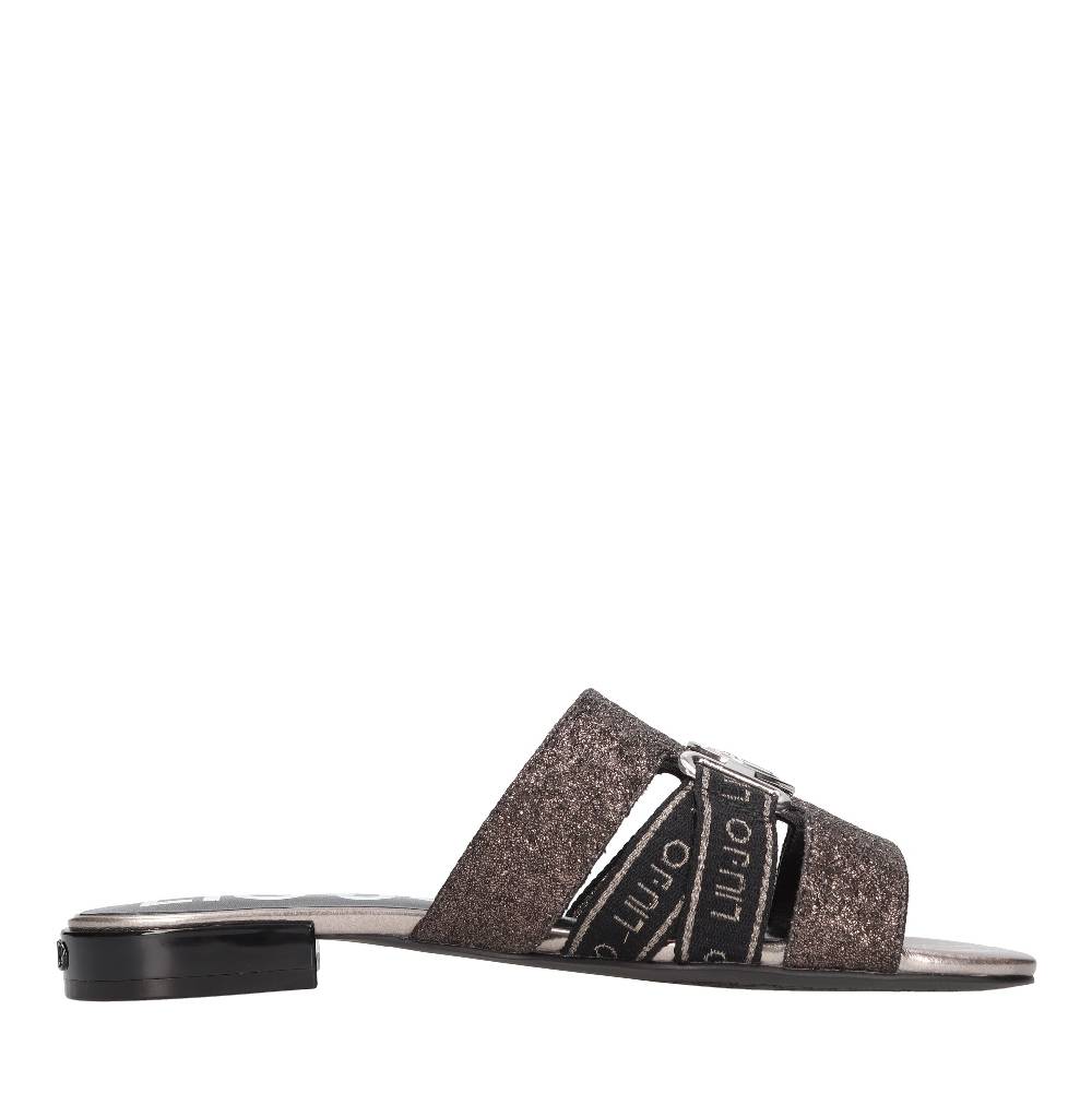 LIU JO Mules In Tessuto Ed Ecopelle