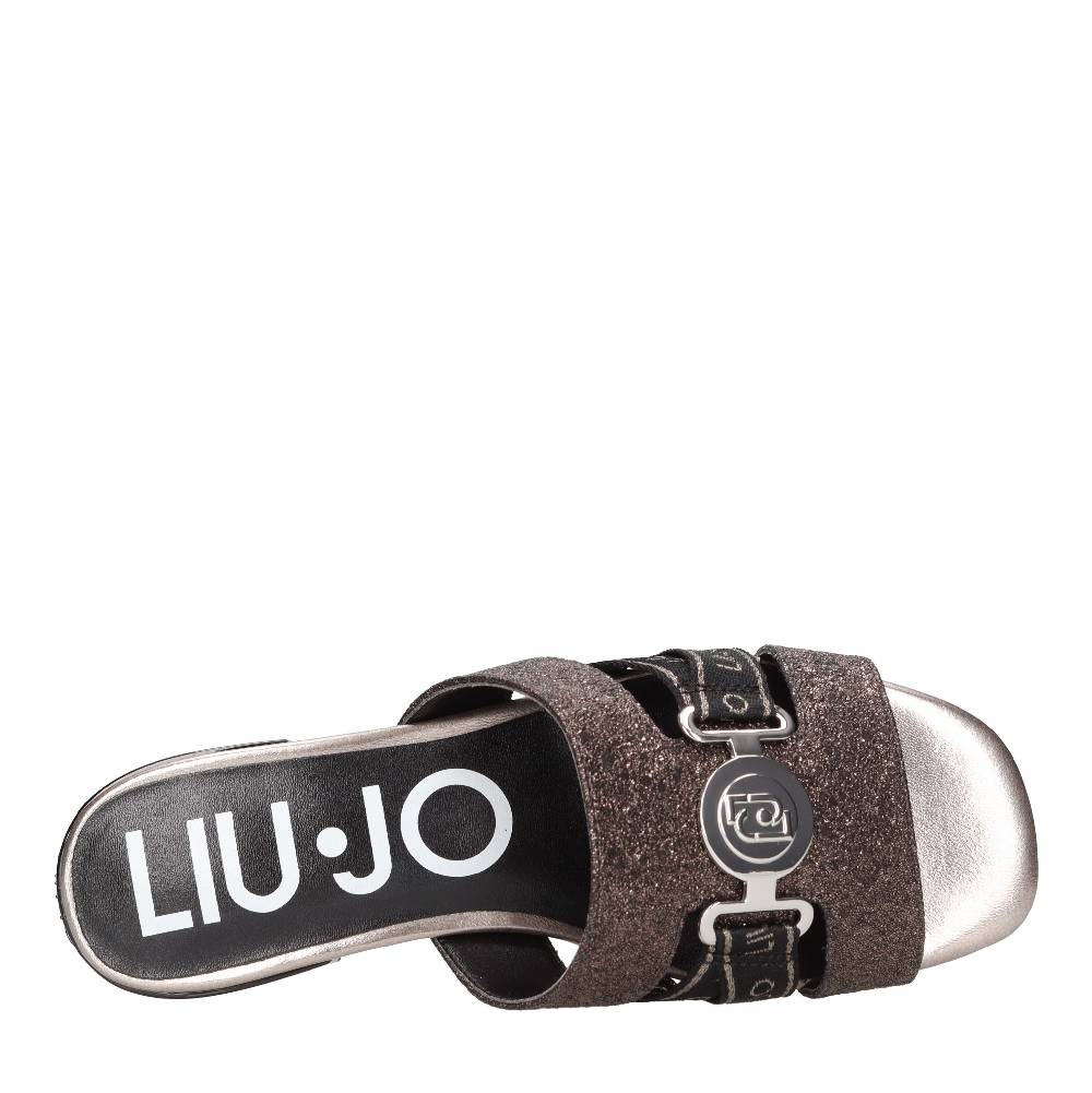 LIU JO Mules In Tessuto Ed Ecopelle