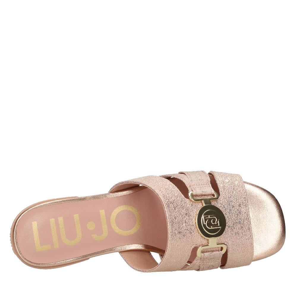 LIU JO Mules In Tessuto Ed Ecopelle