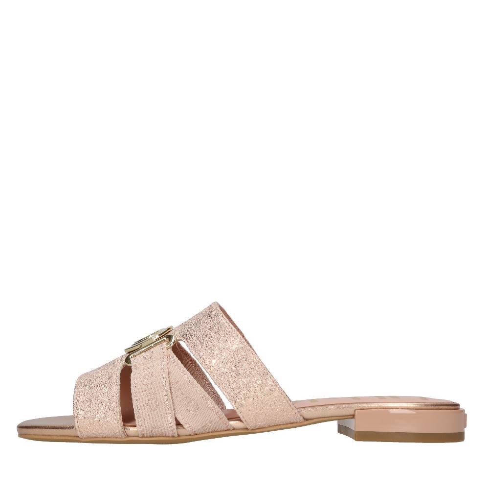 LIU JO Mules in tessuto ed ecopelle