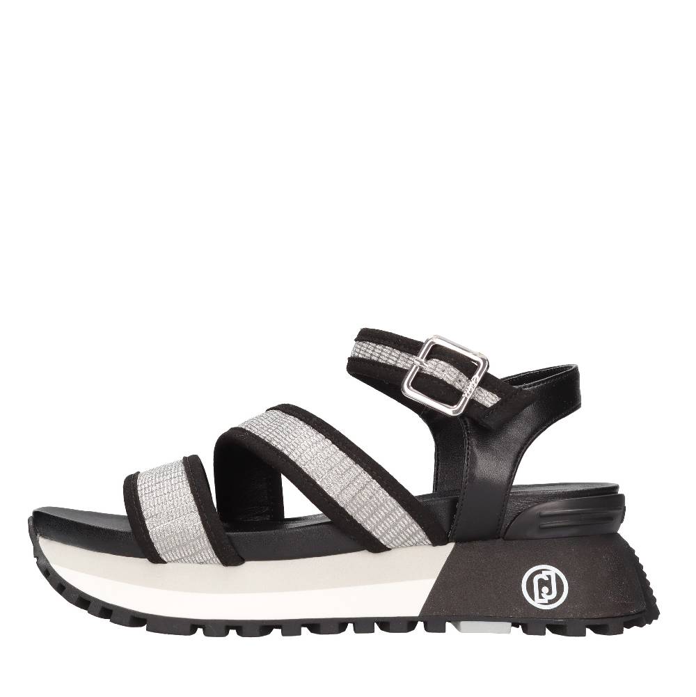 LIU JO Sandali in ecopelle e camoscio