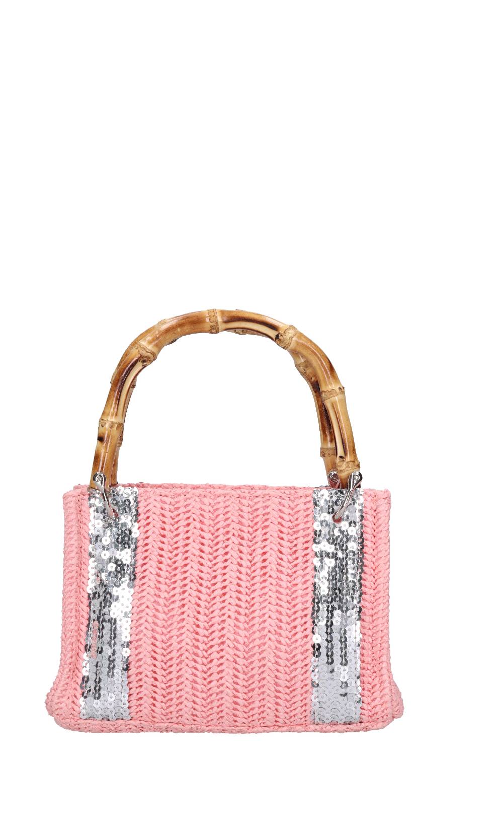 MIA BAG Borsa In Rafia E Paillettes