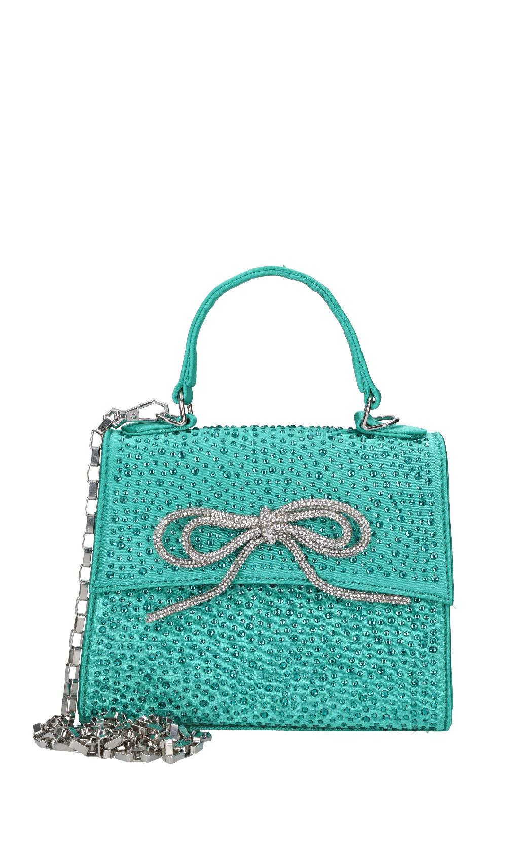 MIA BAG Borsa in raso e strass