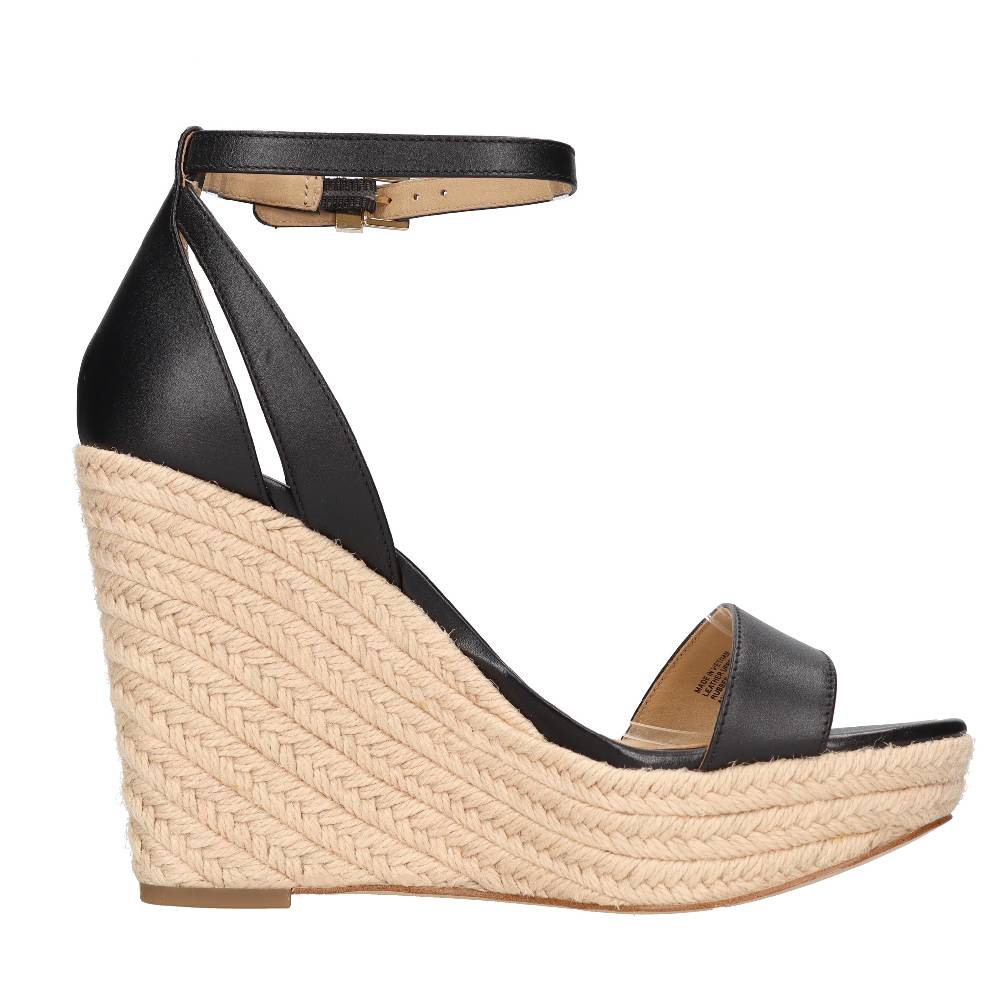 MICHAEL KORS Sandali Con Zeppa In Pelle