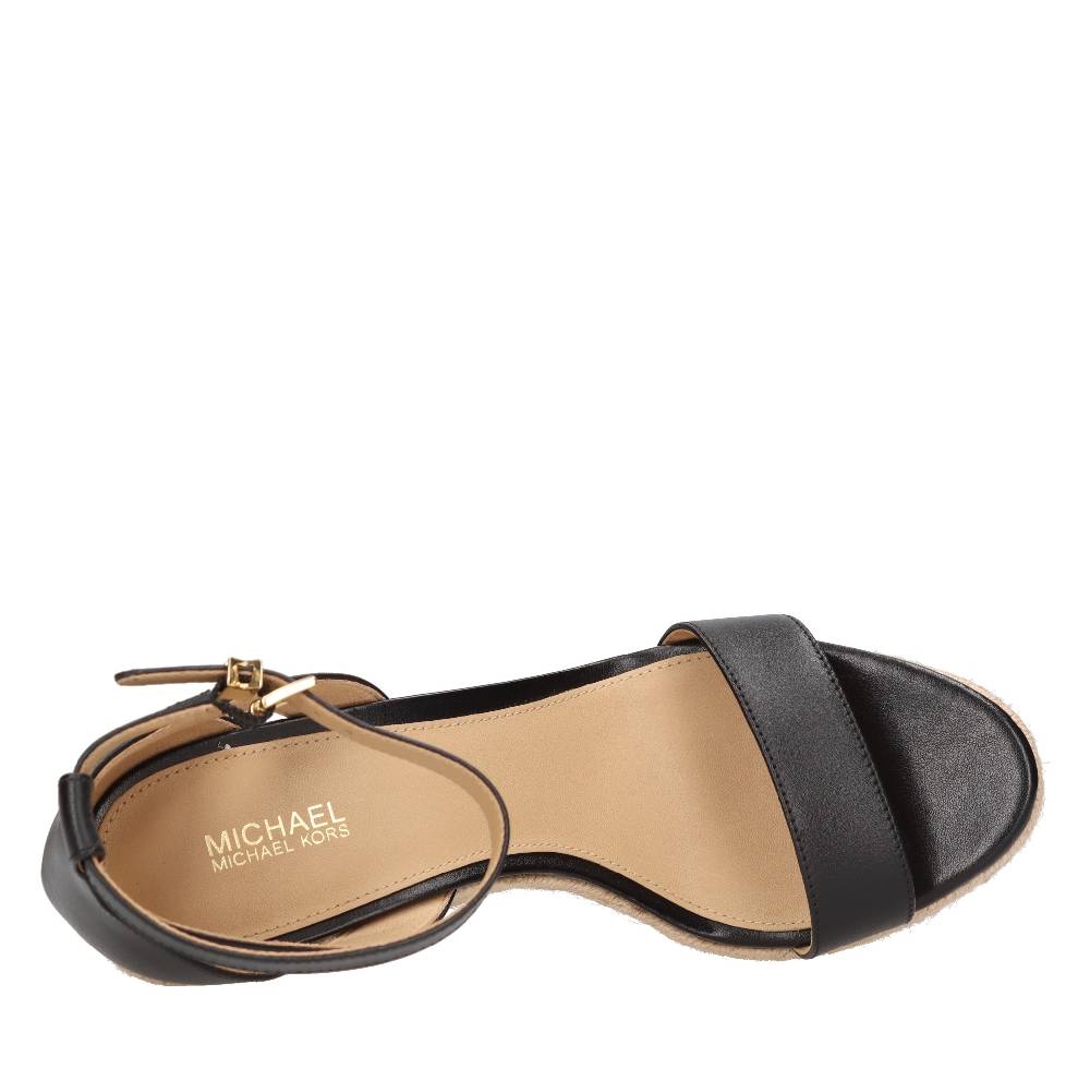 MICHAEL KORS Sandali Con Zeppa In Pelle