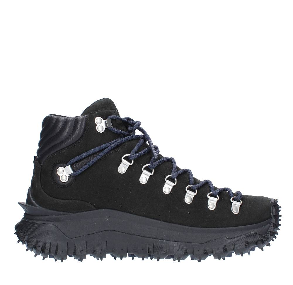 MONCLER Scarponcini In Camoscio E Pelle