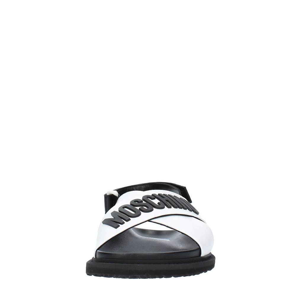 MOSCHINO COUTURE Sandali Flat In Pelle