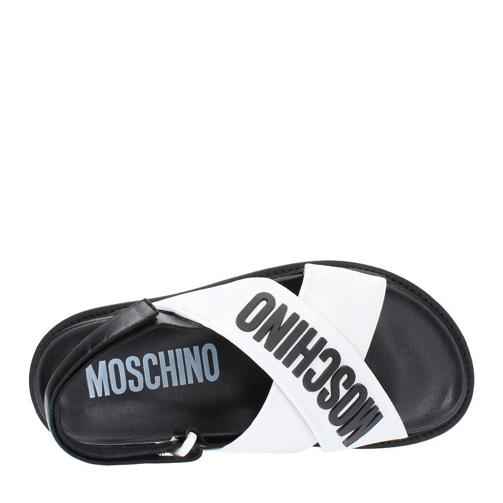 MOSCHINO COUTURE Sandali Flat In Pelle