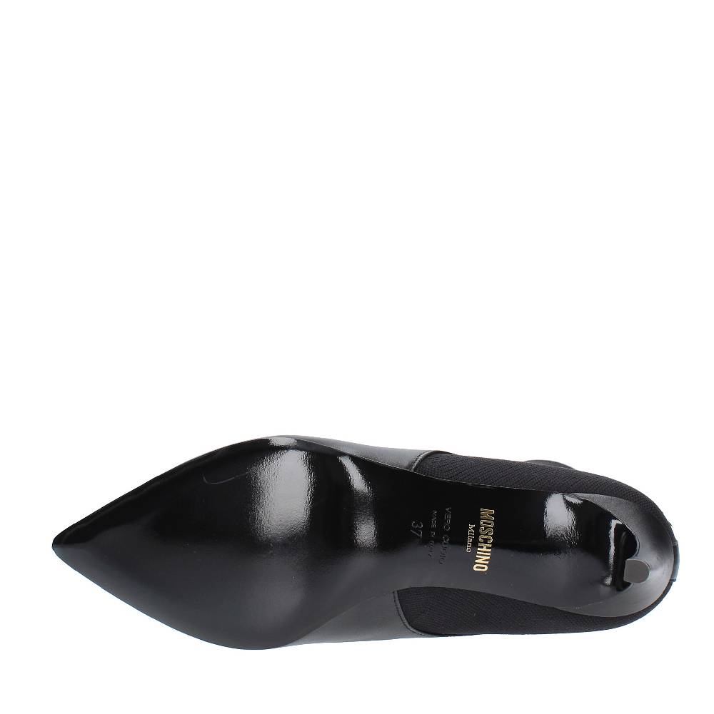 MOSCHINO COUTURE Tronchetti In Tessuto E Pelle