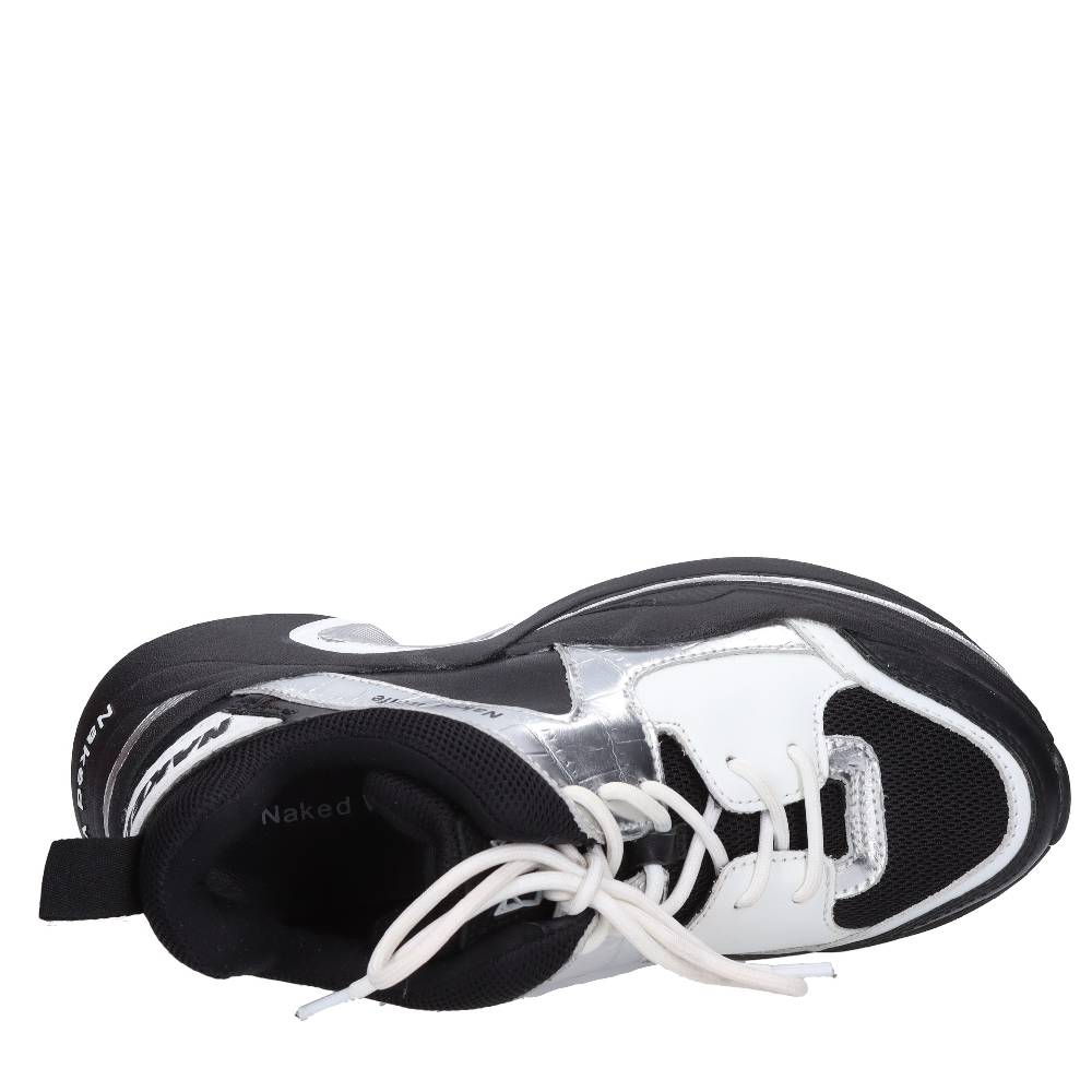 NAKED WOLFE Sneakers In Pelle Ed Ecopelle