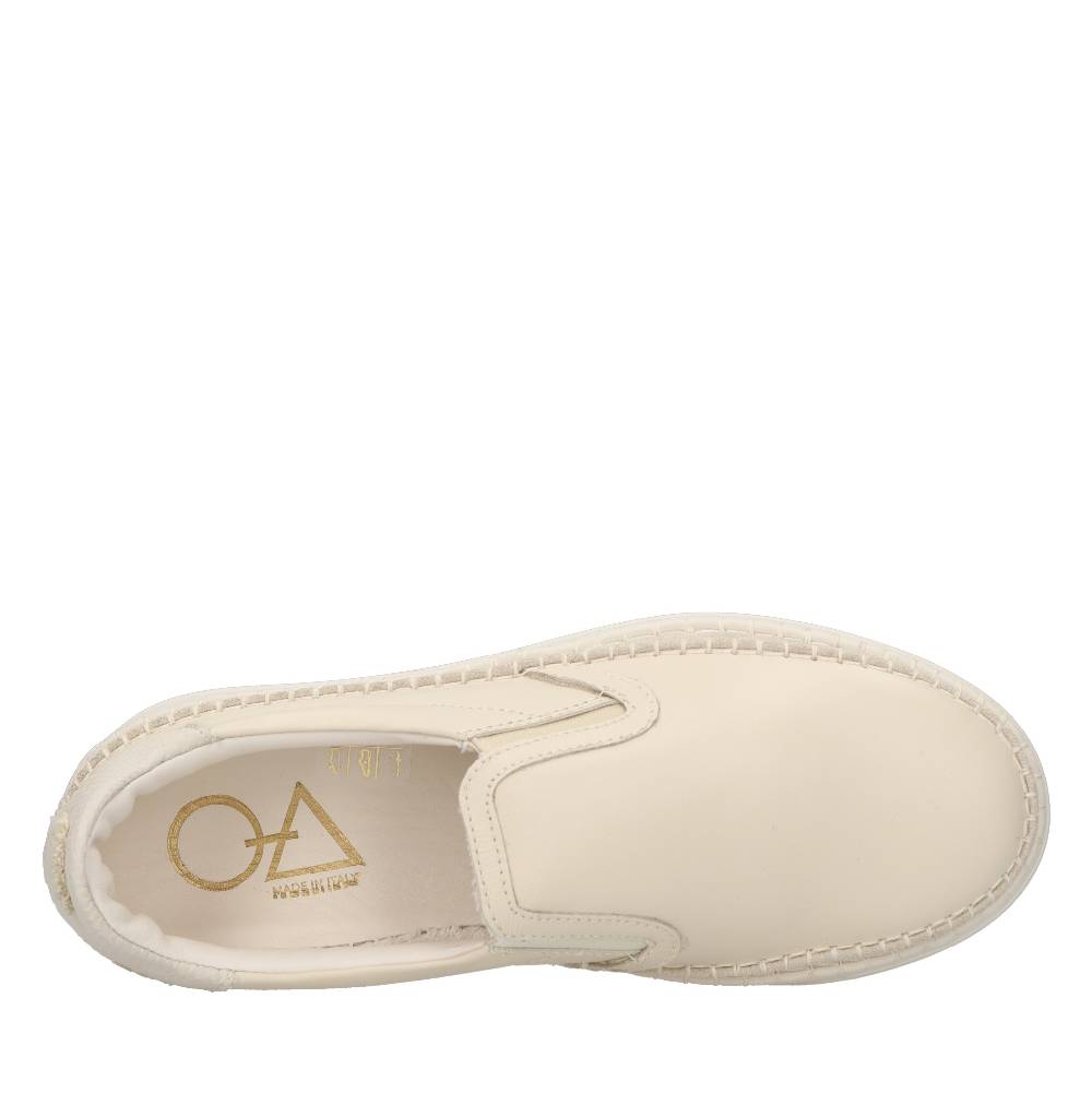 OA NON-FASHION Slip On In Pelle E Camoscio
