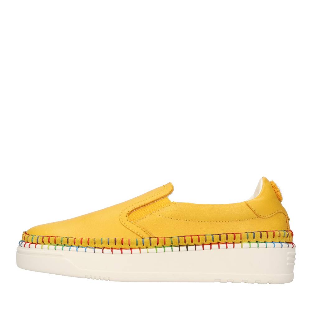 OA NON-FASHION Slip on in pelle e camoscio